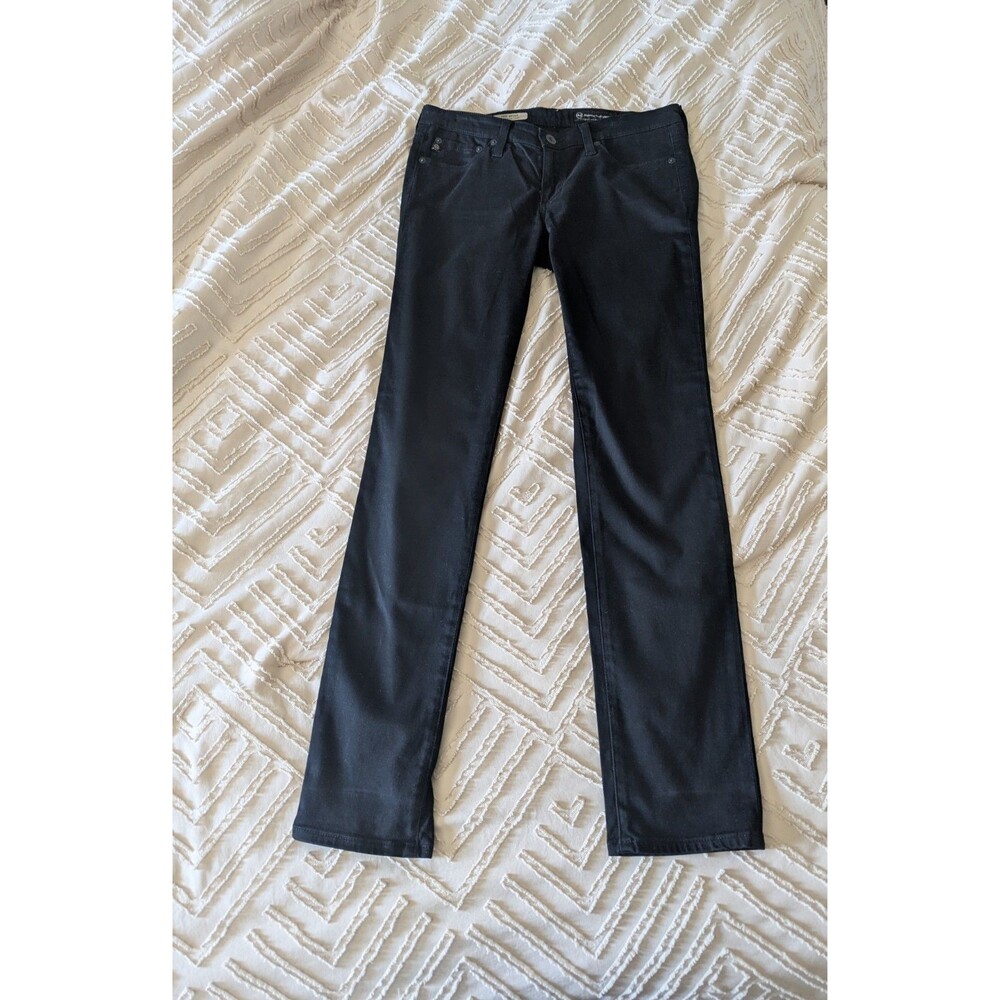 AG ADRIANO GOLDSCHMIED THE STILT Cigarette Leg Pants USA MADE Size 27R Low Rise